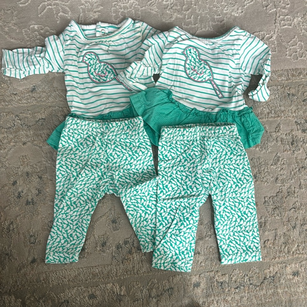 Two set outfits for newborns